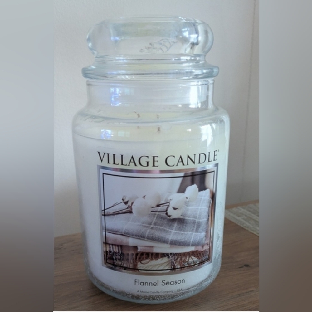 Flannel Season Limited Edition Village Candle